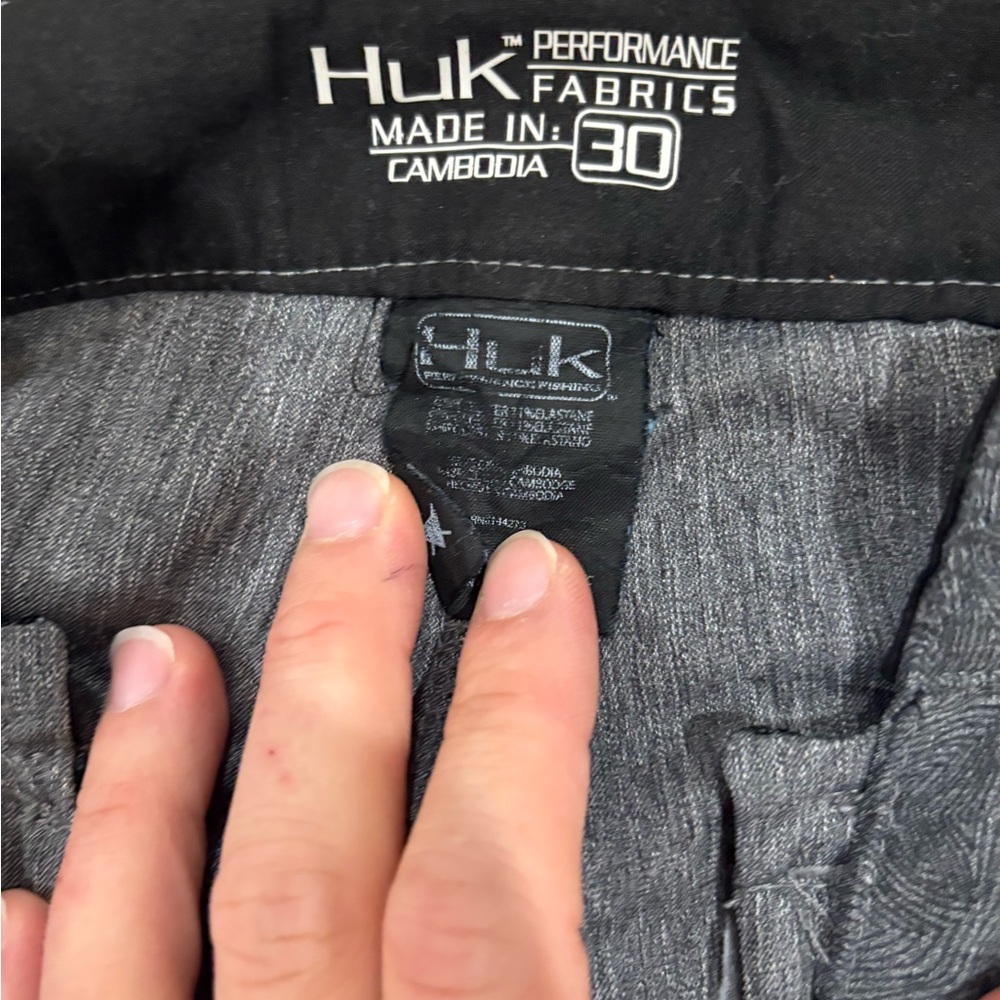 Huk Charcoal Camouflage Shorts - Picture 2 of 2